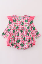 Load image into Gallery viewer, Plaid Grinch Girl Bubble