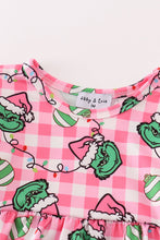 Load image into Gallery viewer, Plaid Grinch Girl Bubble