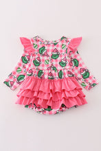 Load image into Gallery viewer, Plaid Grinch Girl Bubble