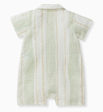Load image into Gallery viewer, Pacific Stripe Baby Boy Romper