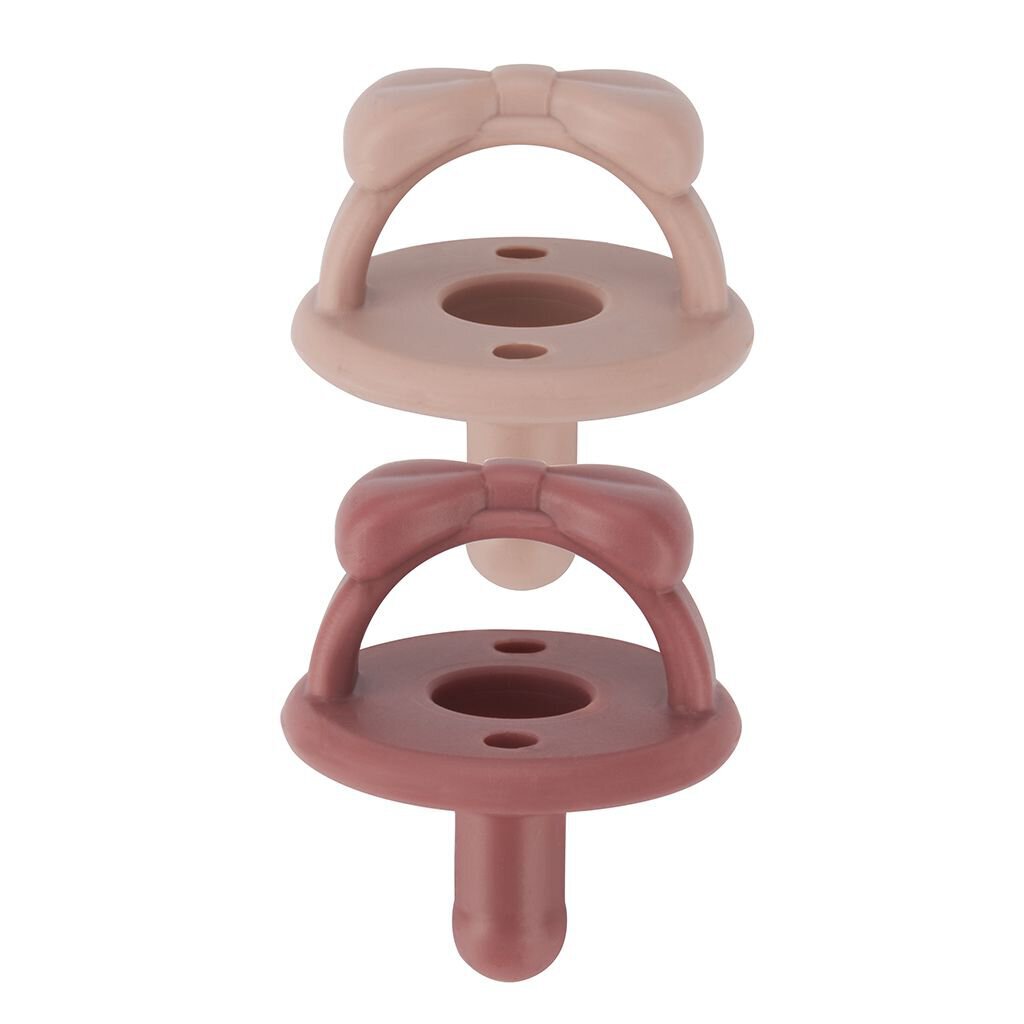 SWEETIE SOOTHER PACI SET - Clay & Rosewood