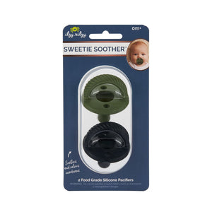 SWEETIE SOOTHER PACI SET - Camo & Midnight