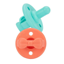 Load image into Gallery viewer, SWEETIE SOOTHER PACI SET - Aquamarine &amp; Peach
