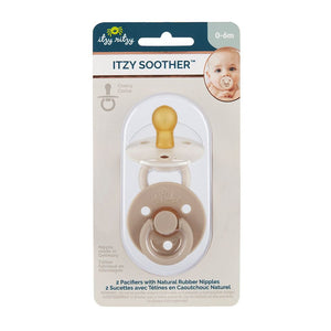 ITZY SOOTHER™ NATURAL RUBBER PACIFIER SET