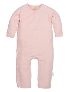 Quilted Kimono Coverall - Blossom Pink