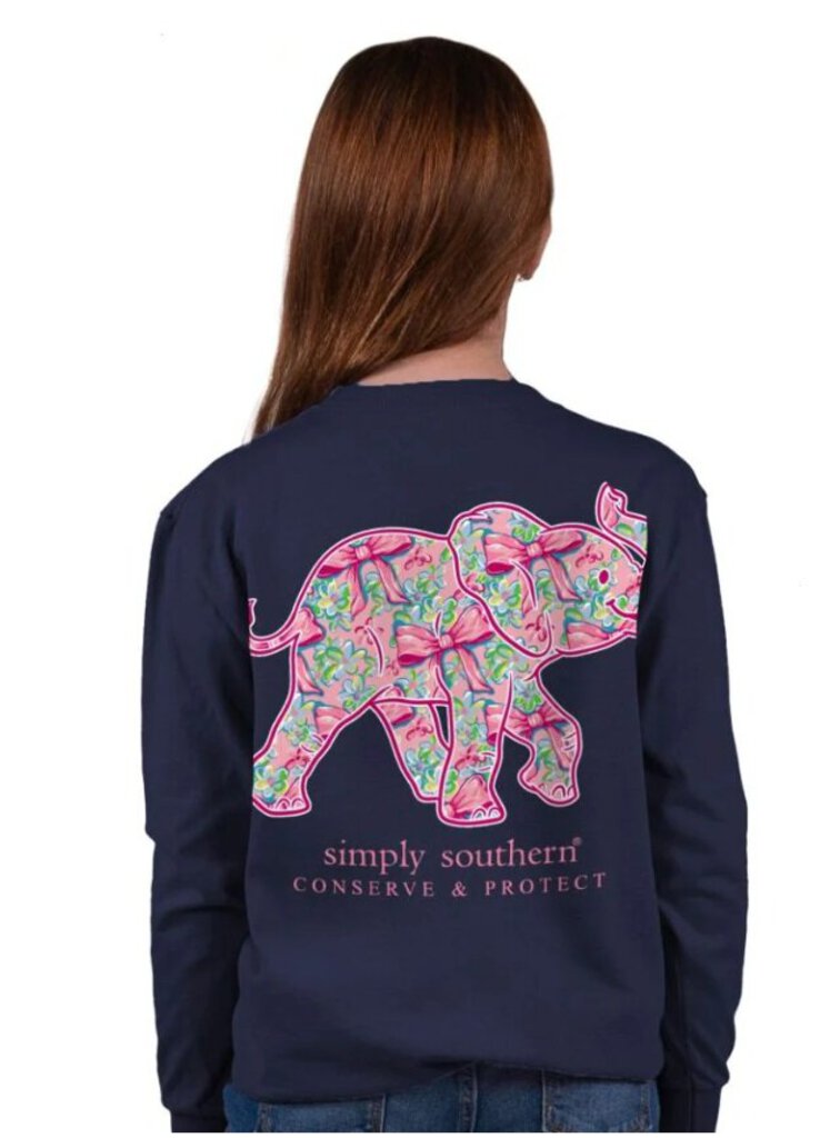 Elephant Tracker Bow Eclipse Long Sleeve T-Shirt