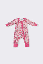 Load image into Gallery viewer, Magenta Western Baby Girl Romper
