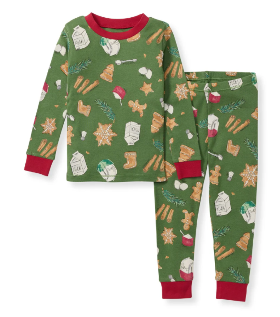 Holiday Cookies Organic Cotton 2-Piece Pajamas