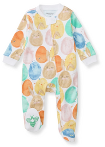 Easter Friends Organic Cotton Footed Pajamas