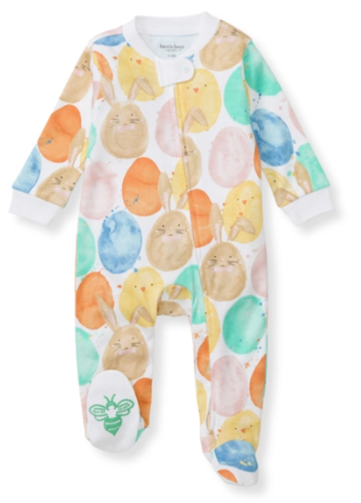 Easter Friends Organic Cotton Footed Pajamas