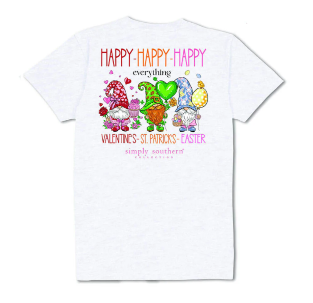 Simply Southern Youth Happy Everything T-Shirt