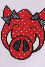 Load image into Gallery viewer, Razorbacks Applique Girl Skort Set
