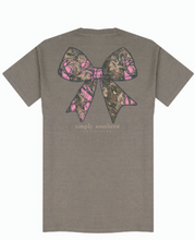 Load image into Gallery viewer, Simply Southern Youth Camo Bow T-Shirt for Girls
