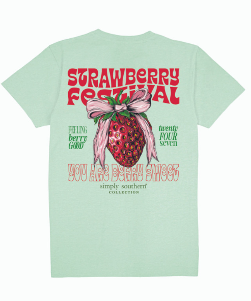 Youth Simply Southern Strawberry Festival Tee