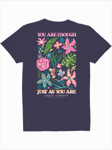 Youth Simply Southern You Are Enough T-Shirt for Girls