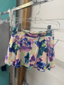 splatter print active skort - 4T