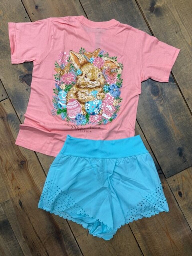 YOUTH Simply Southern Scalloped Shorts