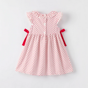 Strawberry Embroidered Smock Dress