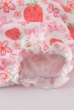 Load image into Gallery viewer, Strawberry Bow Print Bubble

