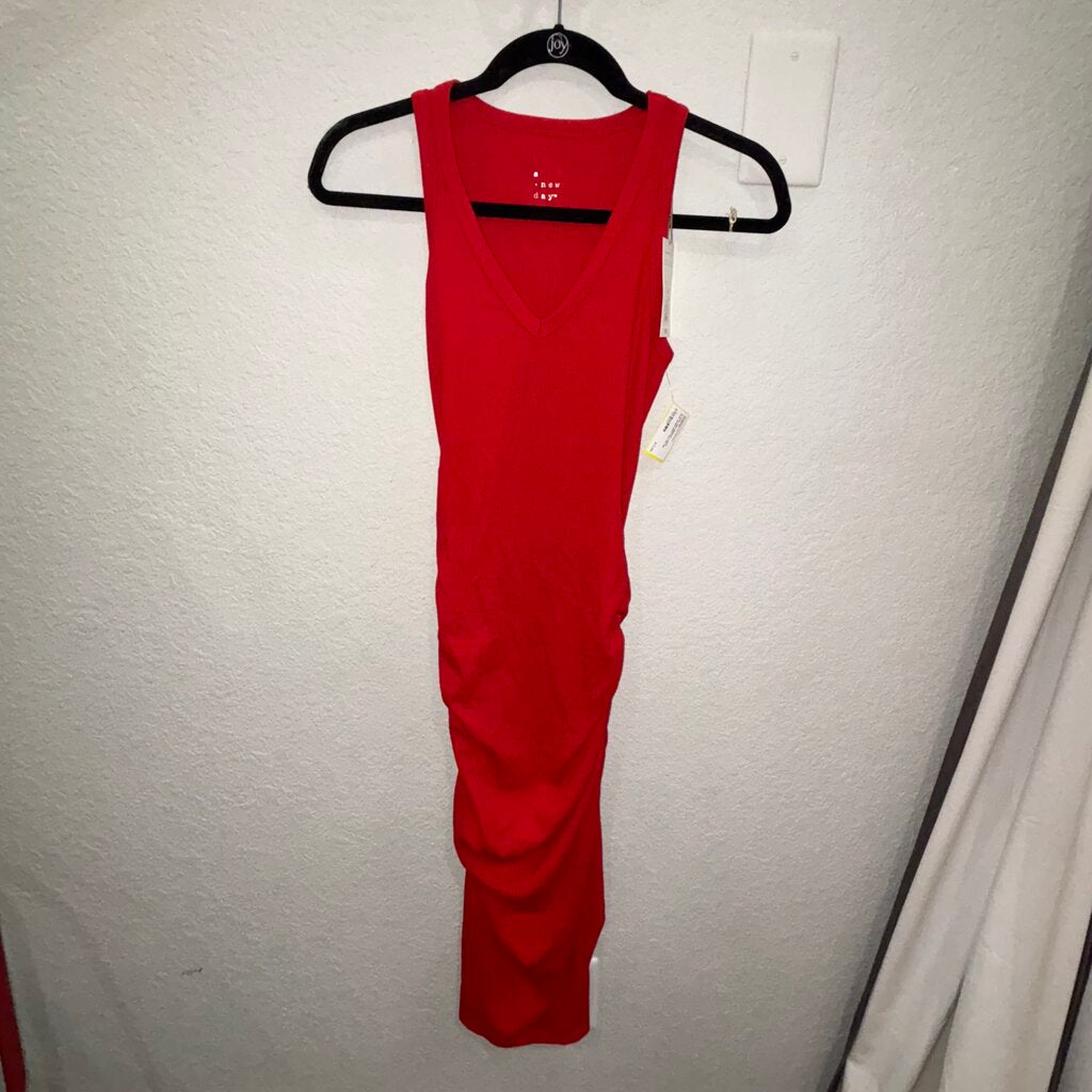 Ribbed v neck tank dress NWT - AXS