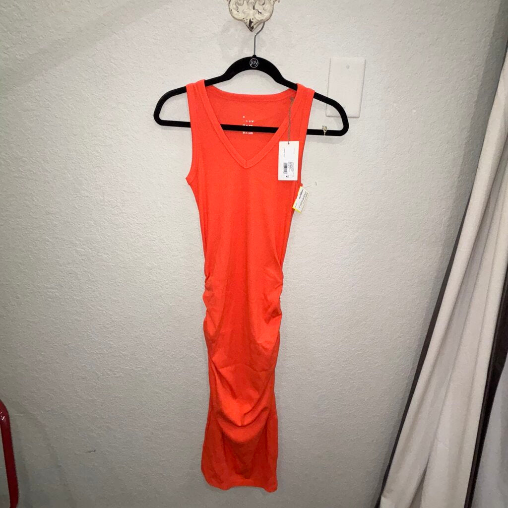 Ribbed v neck tank dress NWT AXS