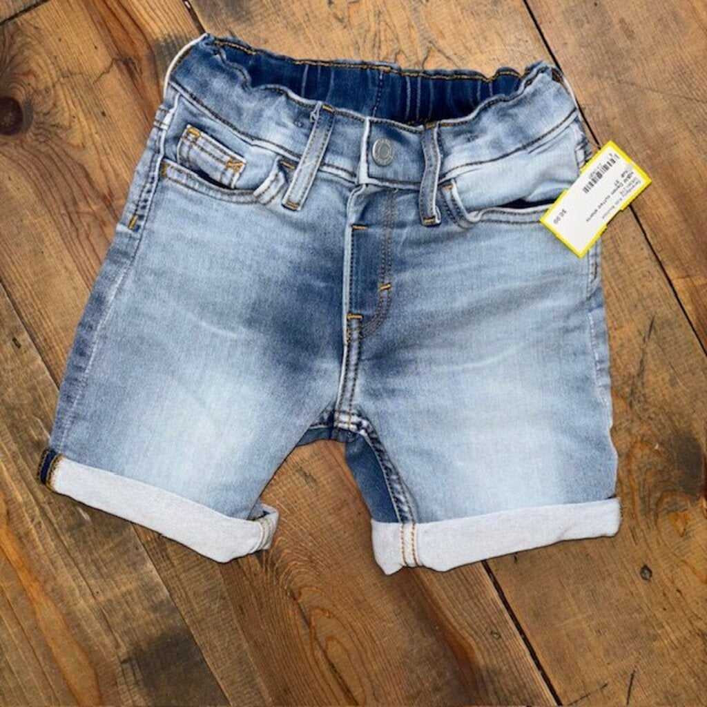 Denim cuffed shorts 3T