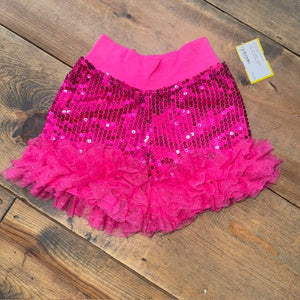 **NWT** Sequin ruffle shorts 2T-4T