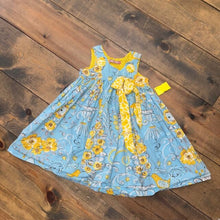 Load image into Gallery viewer, Floral bird tank dress 4T
