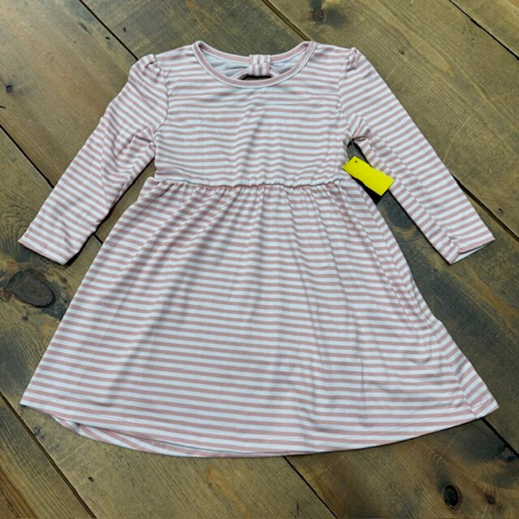 striped knit dress 2T