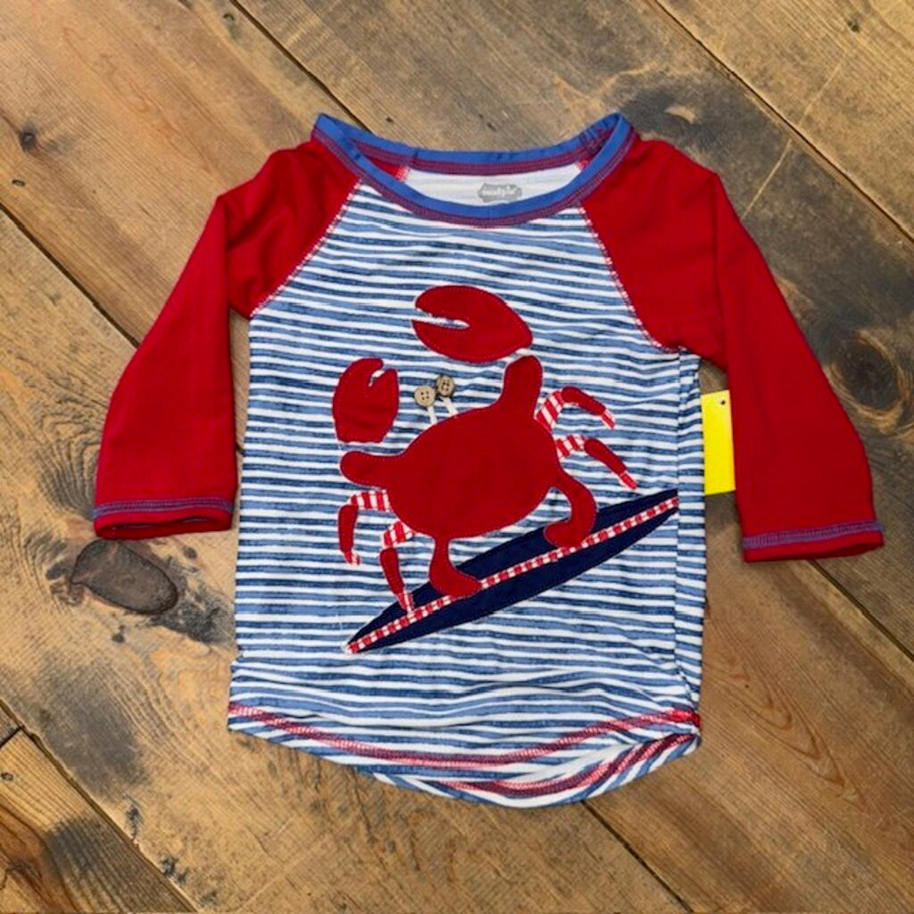 Crab rash guard 2T