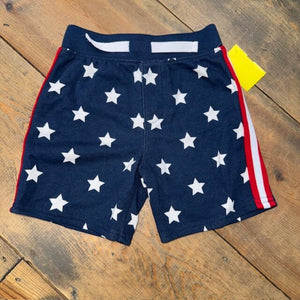 4th of July Star Shorts 2T