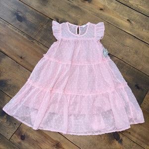 Ruffle sleeve tiered dress 5/6