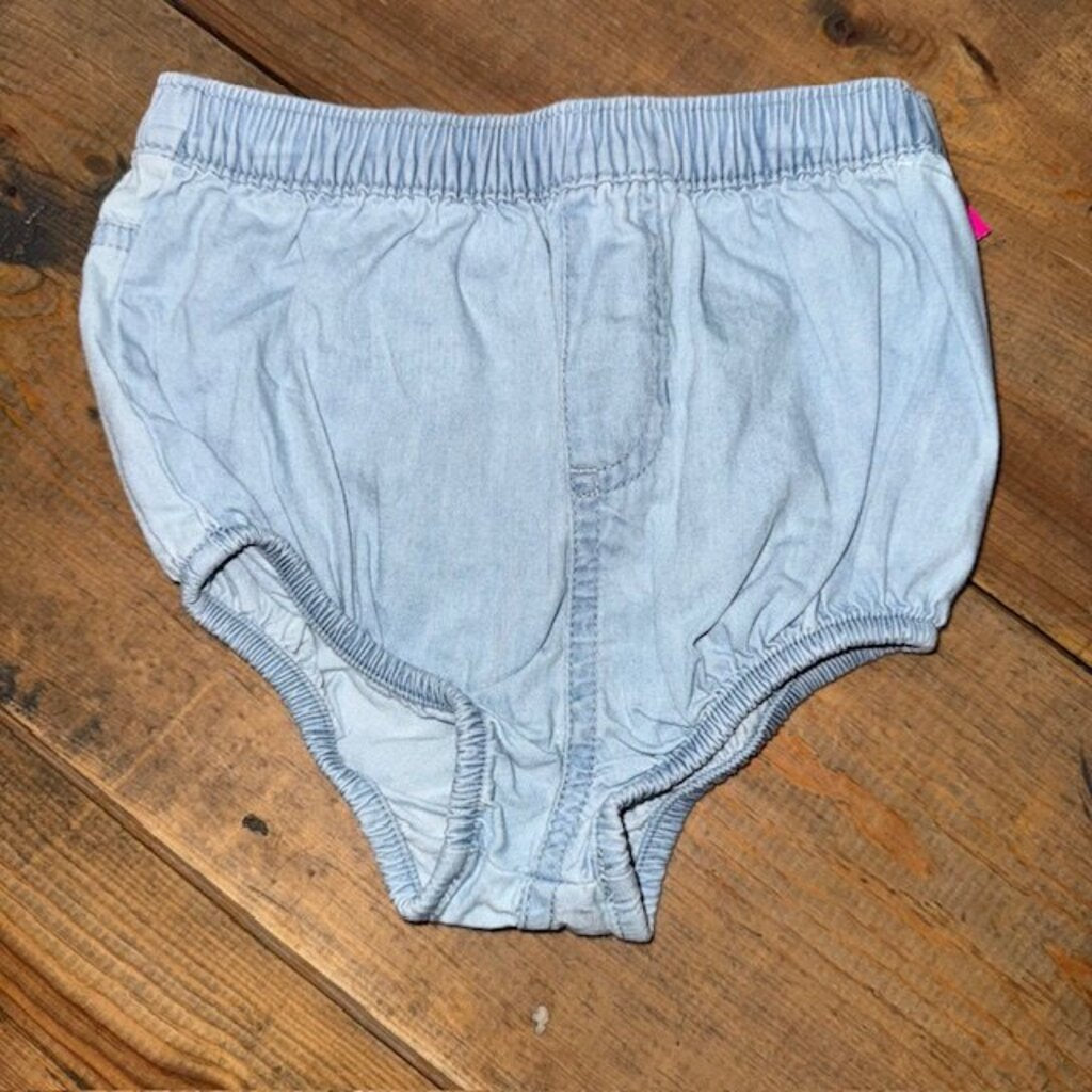 Denim diaper cover 12M