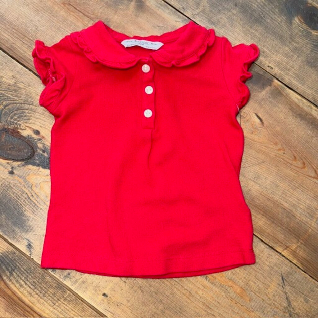 Ruffle collar shirt 12/18M