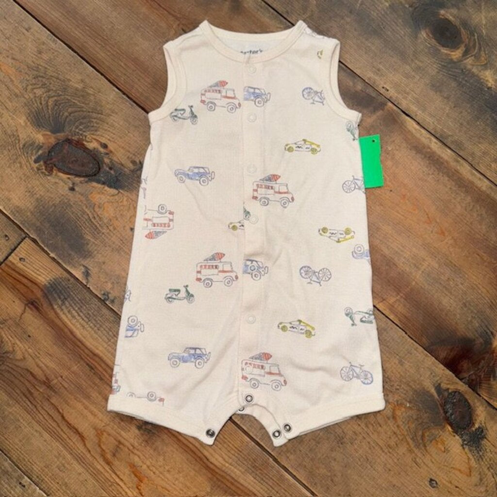 cars tank romper 12M