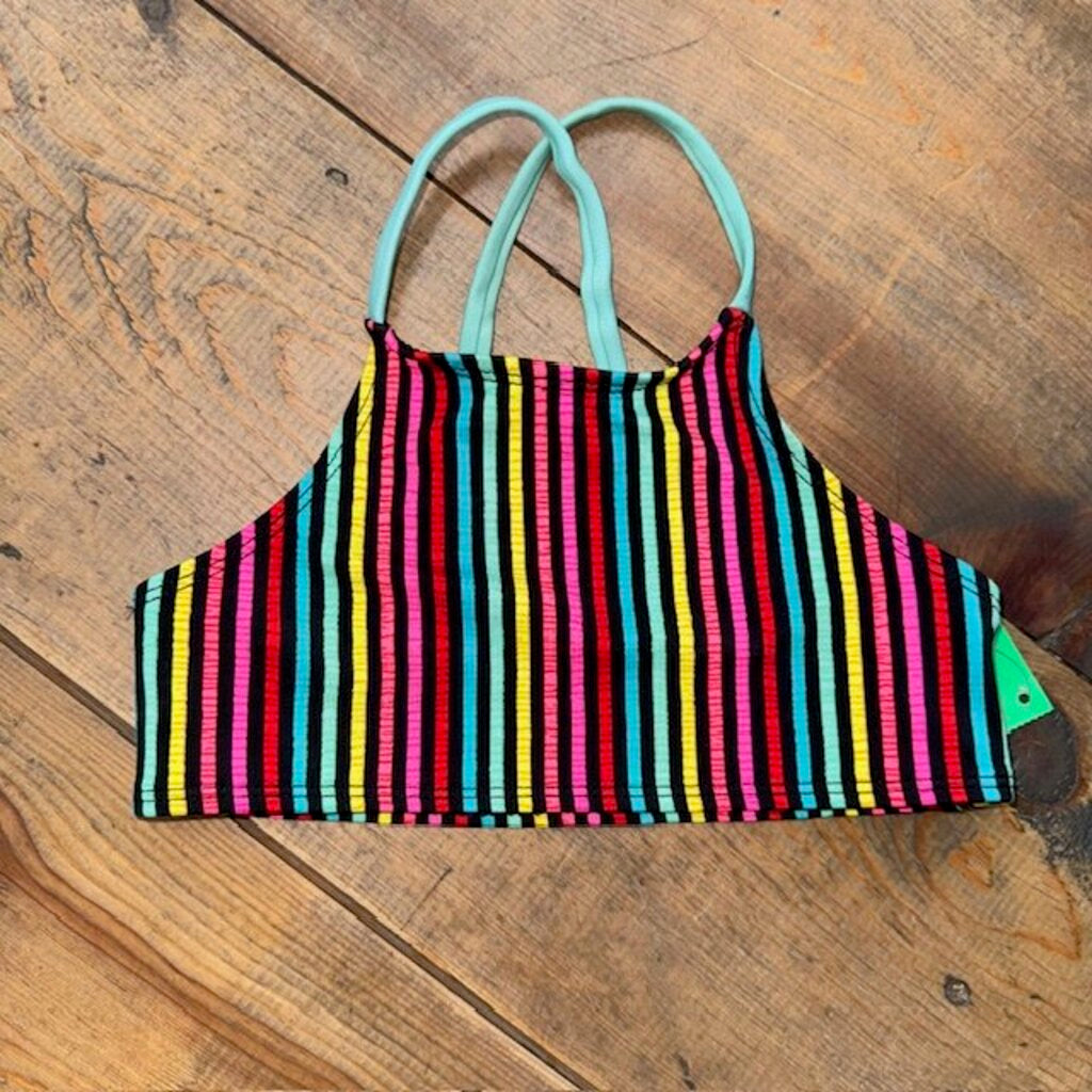 striped swim top 4/5