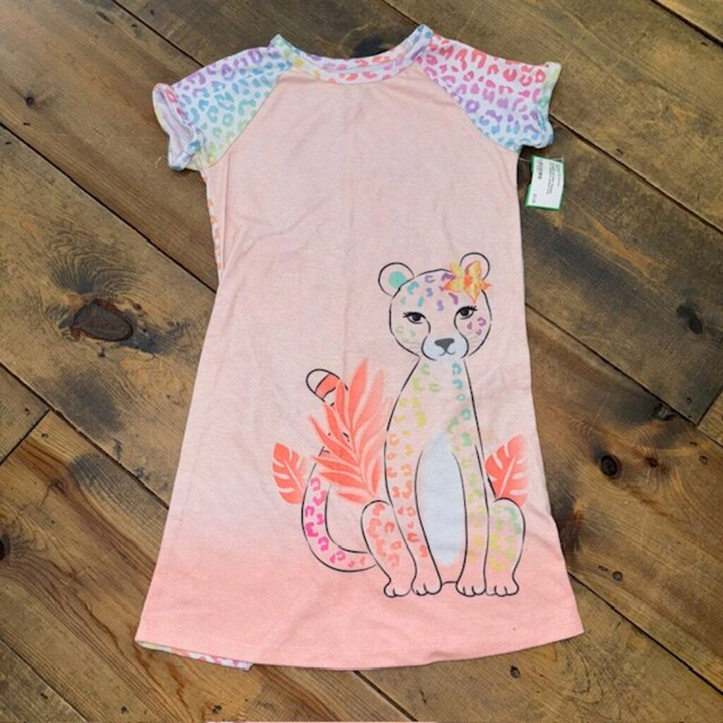 cheetah print nightgown 6/6x