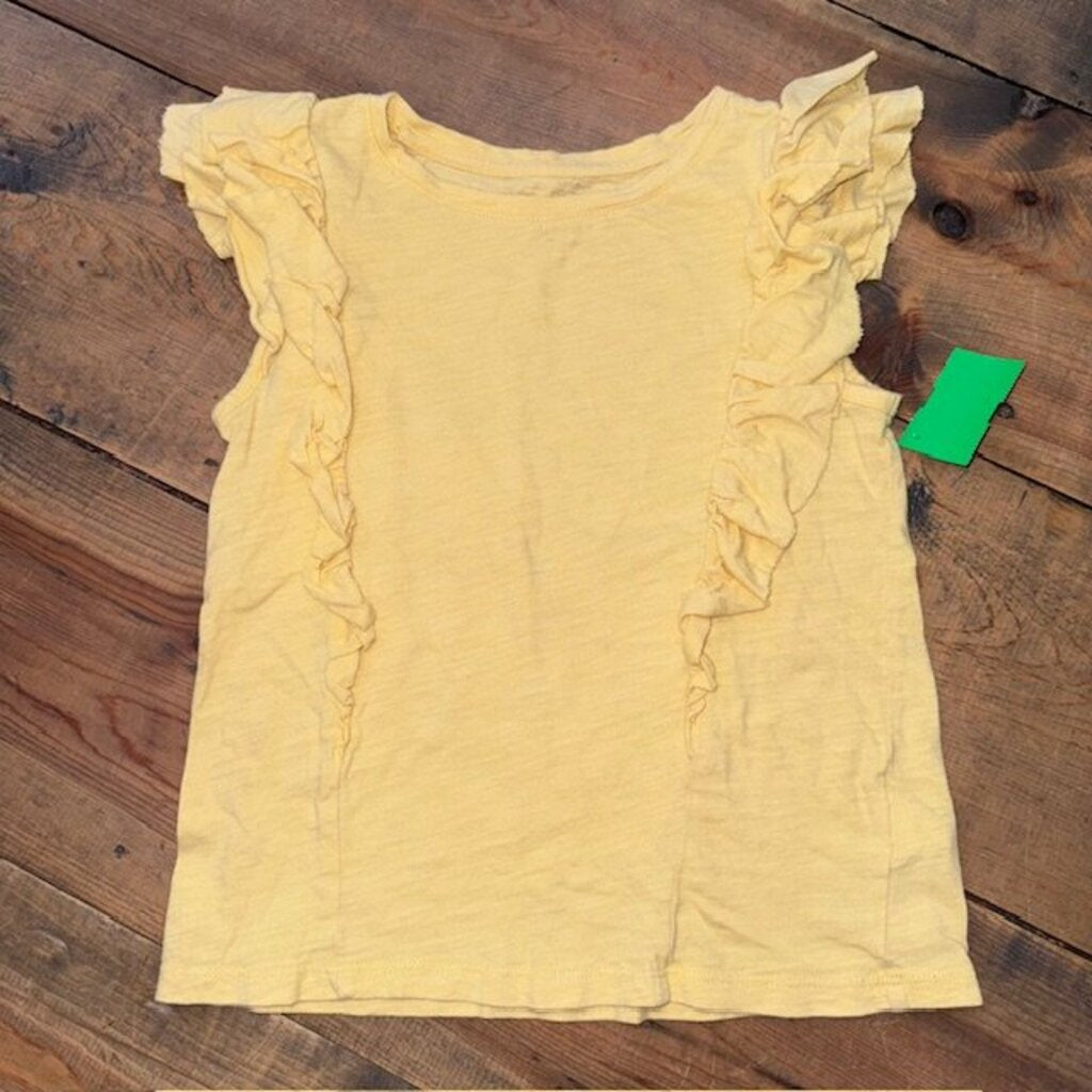 sleeveless ruffle top 6/7