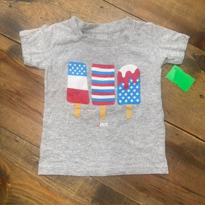 4th of July Popsicle Tee 2T