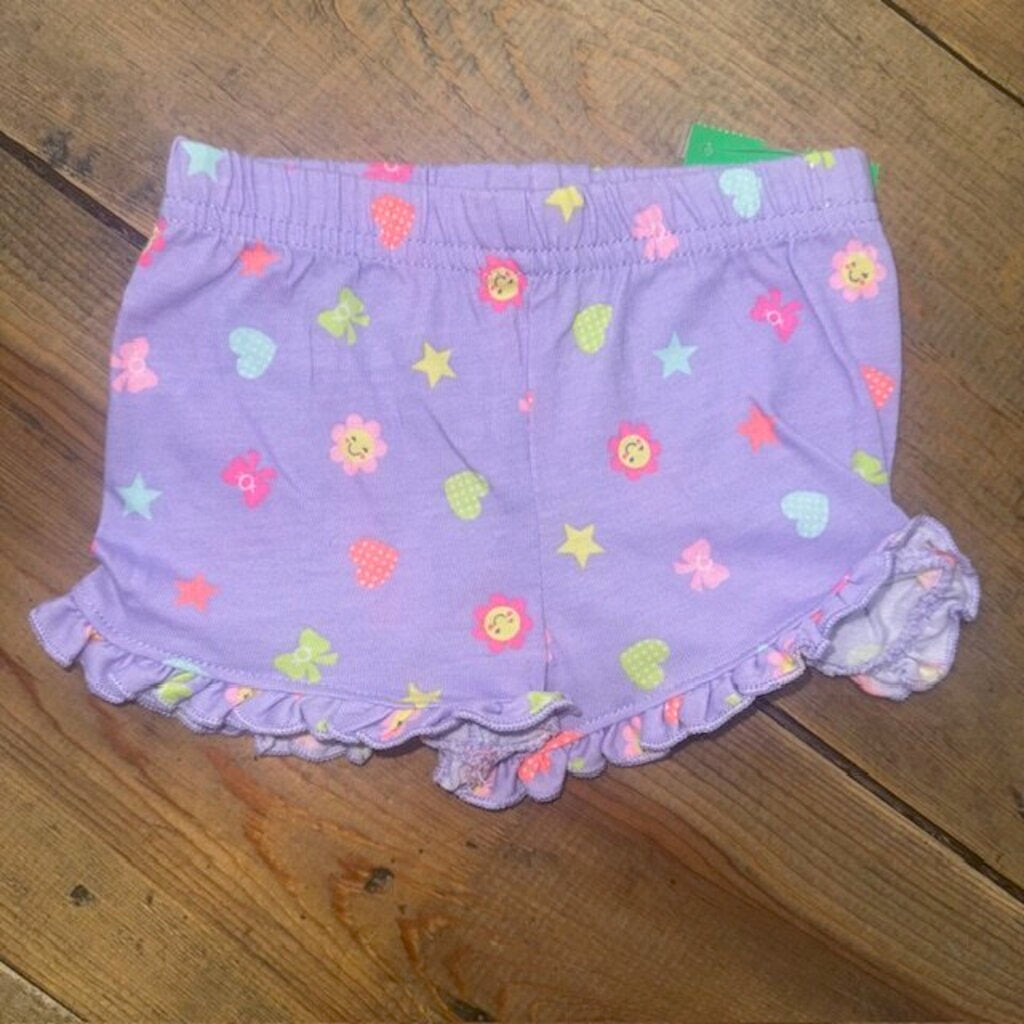 Ruffle character shorts 0/3M