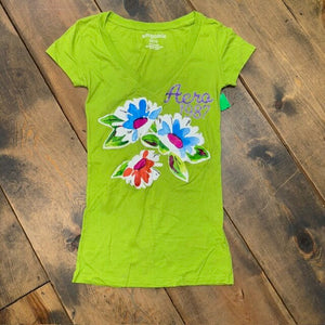 floral v-neck tee AXS