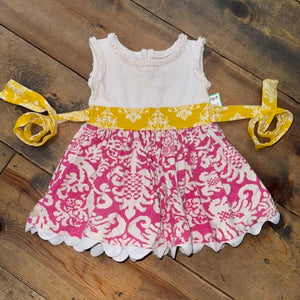 tie back dress 12M