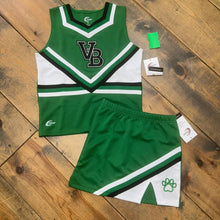 Load image into Gallery viewer, VB cheer uniform YTH MED
