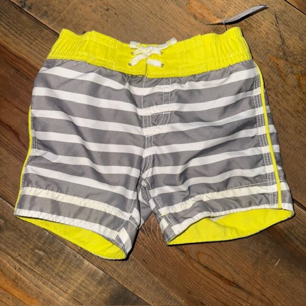 Stripe swim trunks 3/6M