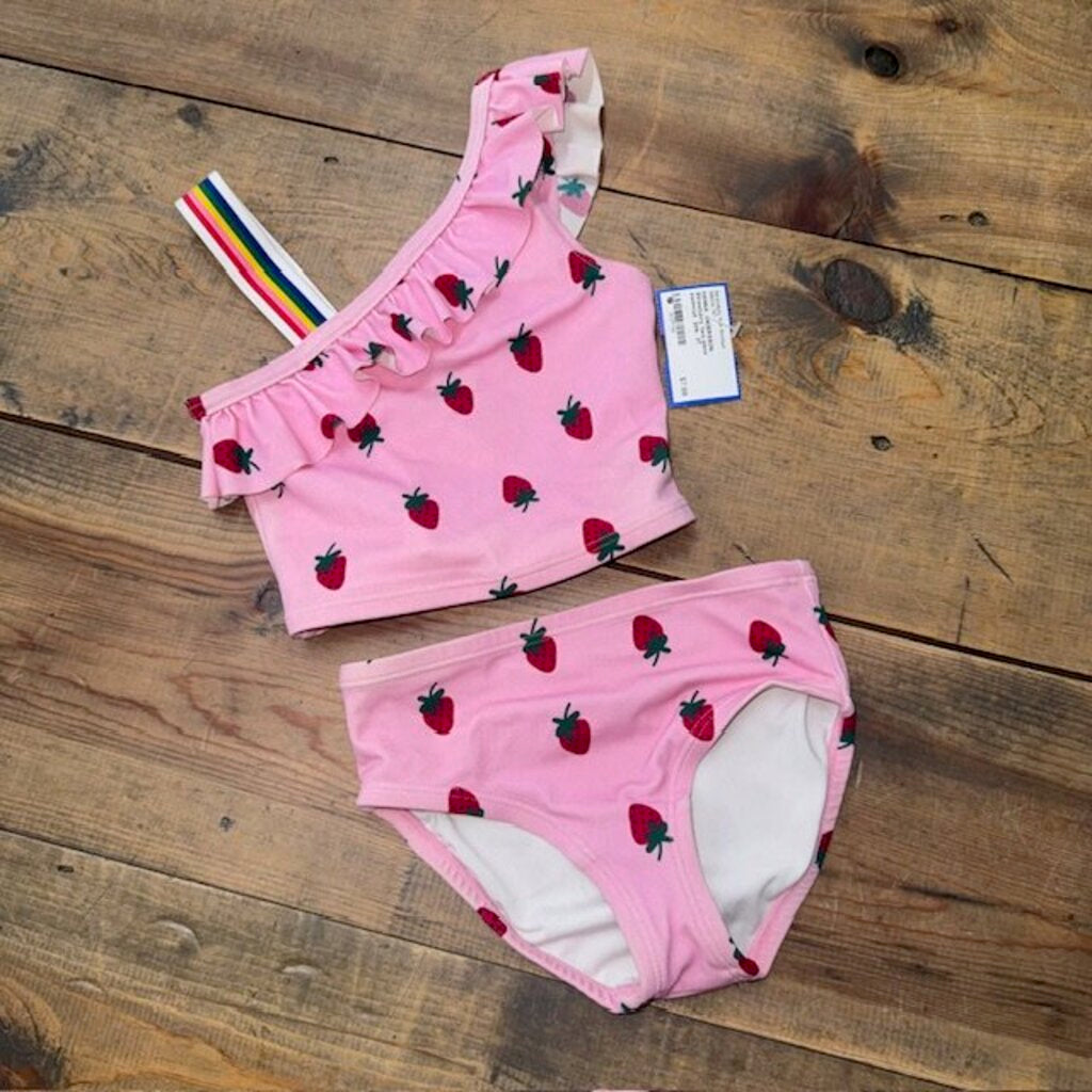 Strawberry two piece swimsuit 3t swim