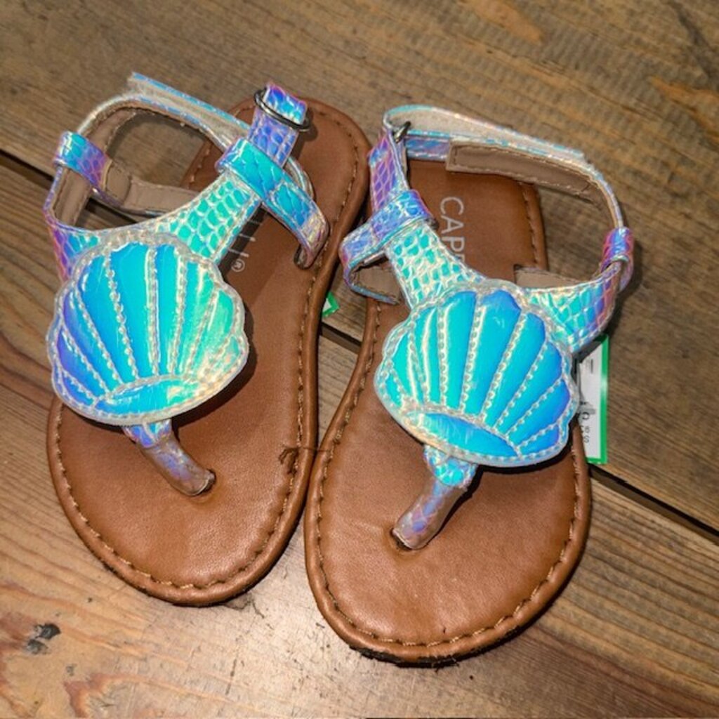 mermaid shell velcro sandal 5