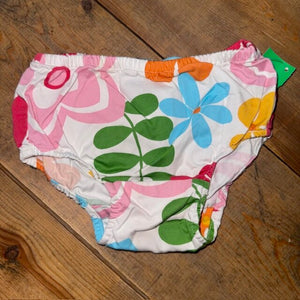 floral diaper cover 6/12M
