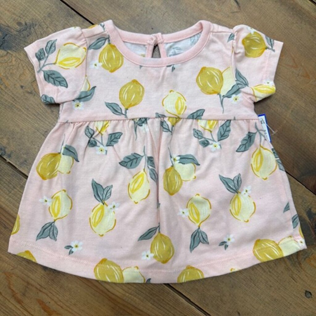 lemon pattern dress 0/3M