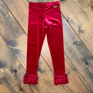 velvet ruffle leggings 8