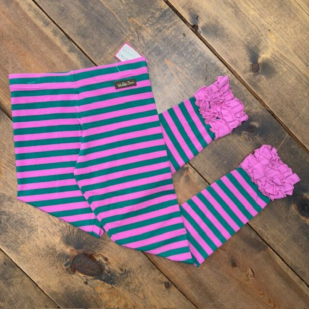 striped ruffle legging 8
